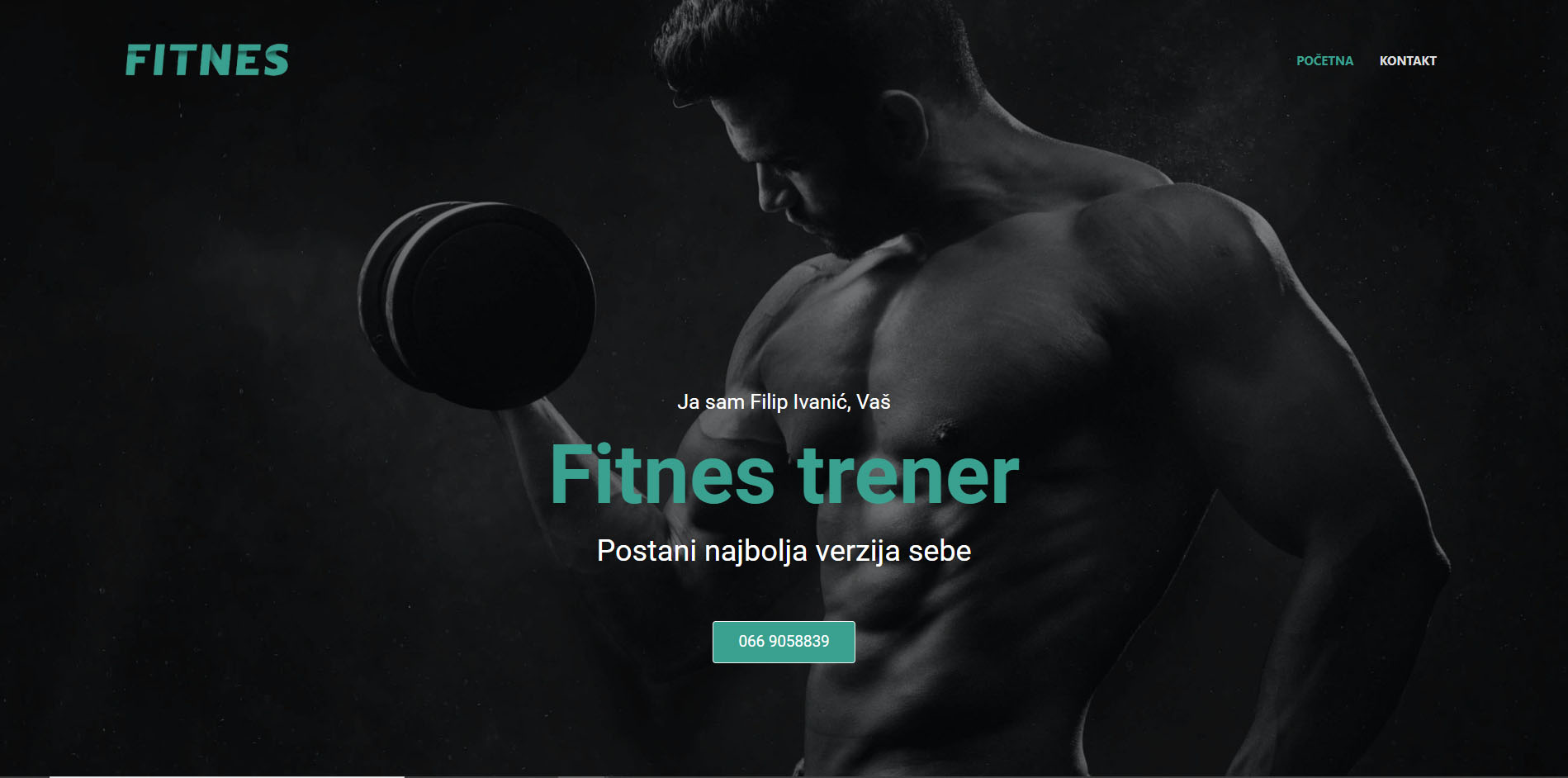 fitnes screen hero sekcije